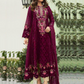 Maroon Womens Designer Party Wear Fox Georgette Pakistani Salwar Kameez With Duaptta