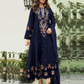 Wine Womens Designer Party Wear Fox Georgette Pakistani Salwar Kameez With Duaptta