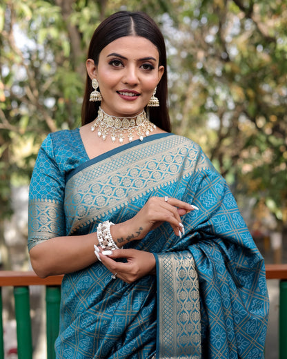 Special Edition of Pure Handloom Silk Bandhej Patola Sarees By Dealbazaars