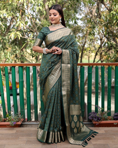 Special Edition of Pure Handloom Silk Bandhej Patola Sarees By Dealbazaars