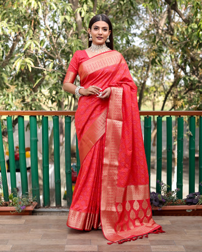 Special Edition of Pure Handloom Silk Bandhej Patola Sarees By Dealbazaars