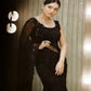 Black Saree with Blouse,Sarees India,Sarees for Party,Sarees for Wedding,wedding saree,Brocade Saree,Zari border saree ,bridal saree blouse