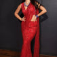 Red Color Sequence Saree for Bollywood Party and Reception Night With Blouse