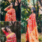 Ethereal Banarasi Silk Gujarati Patola Saree With Exclusive Floral Designs With Kairi Patterns On The Wide Pallu