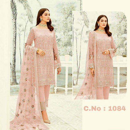 Indian/Pakistani Ethnic party wear Georgette Pant Style Salwar Kameez Suit women ready to wear with dupatta