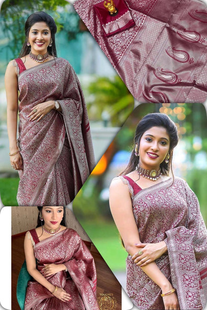 Woven Kanjivaram Jacquard Saree