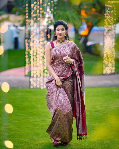 Woven Kanjivaram Jacquard Saree