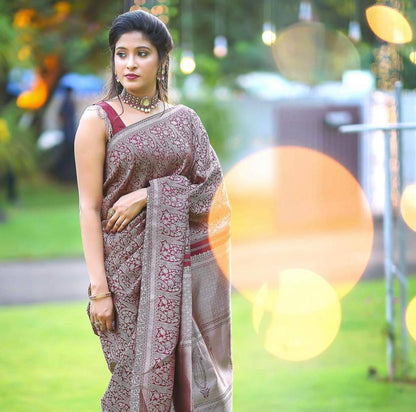 Woven Kanjivaram Jacquard Saree