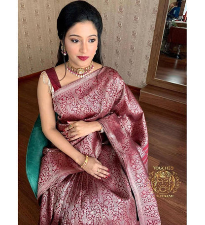 Woven Kanjivaram Jacquard Saree