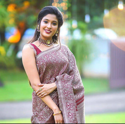 Woven Kanjivaram Jacquard Saree