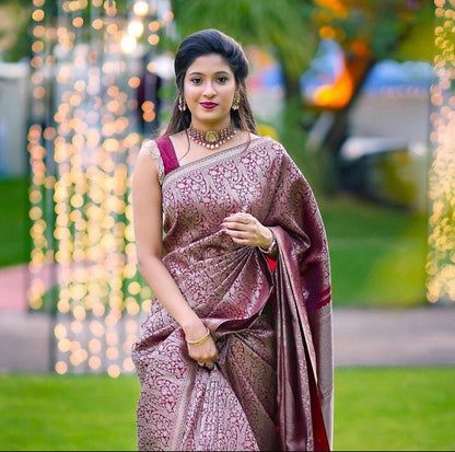Woven Kanjivaram Jacquard Saree