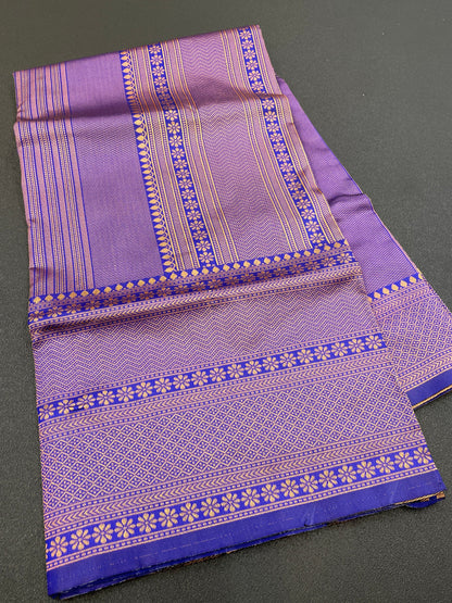 Superb Blue Color Beautiful Jacquard Work Trendy Wedding Saree for Women's