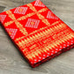 Party wear Kanjeevaram Soft Silk Red Jacquard Saree With Blouse