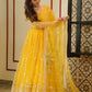 Haldi Special Yellow Premium Soft Net Designer Lehenga Choli With Sequence Embroidery Work Party Wear Lehenga Choli