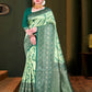 Women's Kanjeevaram Silk Saree With Woven Work Heavy Designer Wedding Wear Best Banarasi Silk Saree