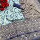 Women's Kanjeevaram Silk Saree With Woven Work Heavy Designer Wedding Wear Best Banarasi Silk Saree
