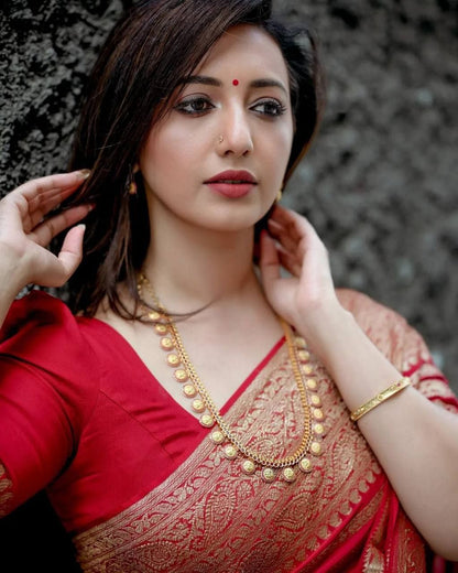 Kanchipuram Silk Saree Bollywood Style Party Wear  Indian Wedding Wear Saree Stunning Banarasi Look Saree