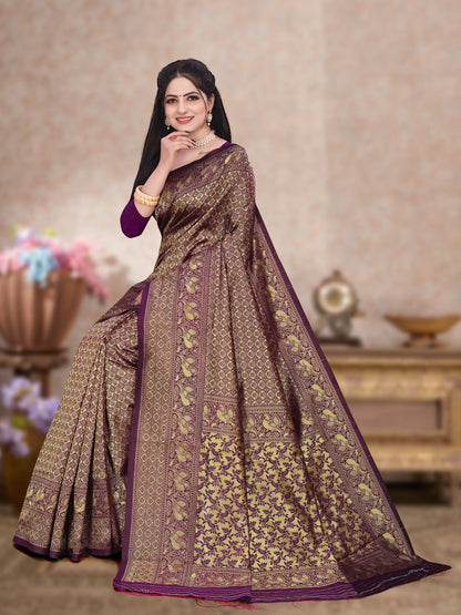 Breathable Organic Banarasi Silk Sarees For Intimate And Big Fat Indian Weddings