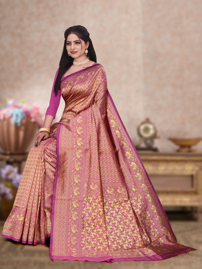 Breathable Organic Banarasi Silk Sarees For Intimate And Big Fat Indian Weddings
