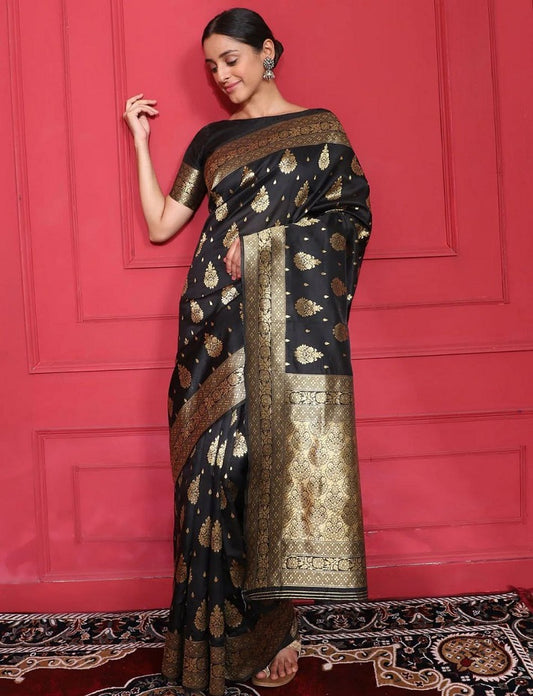 INDIAN TRADITIONAL WEAR COLLECTION BEAUTIFUL STYLISH FANCY COLORFUL PARTY WEAR & OCCASIONAL WEAR BANARASI SILK SAREES