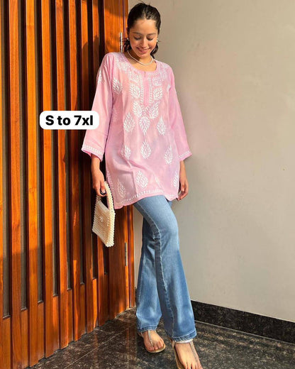 New Lunching Beautiful Fancy Designer Festival  Special Kurti Style Tops For Women's