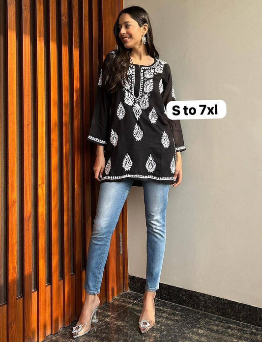 New Lunching Beautiful Fancy Designer Festival  Special Kurti Style Tops For Women's