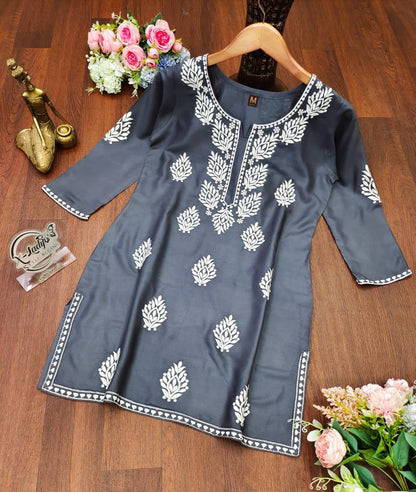 New Lunching Beautiful Fancy Designer Festival  Special Kurti Style Tops For Women's