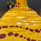 Yellow  Faux Georgette Digital Printed Bollywood Saree For Womens With Beautiful Blouse Piece