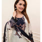 Black and White Beautiful Smart attractive Pakistani sequence embroidered kurta pant and dupatta