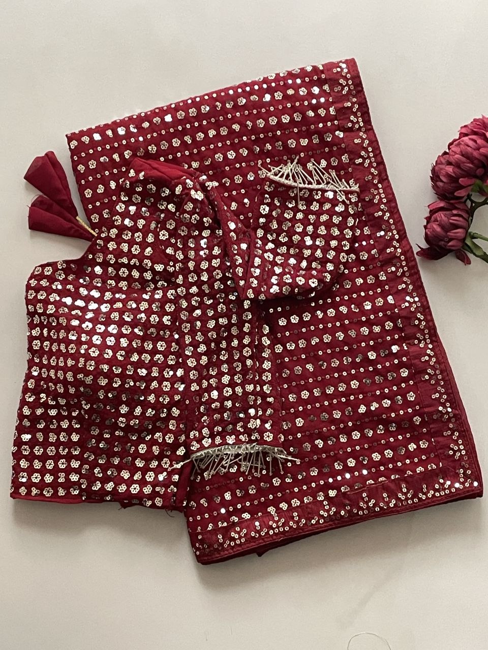 New Bollywood  Heavy quality Faux Georgette 5MM Sequins & Multy Embroidery Work Done On Saree | 4.4 Mtr Work | Blouse-Georgette With Heavy Embroidery Work