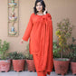 Elegant Natural Silk Plain Kurta Set with Micro Silk Lining & Matching Dupatta