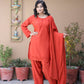 Elegant Natural Silk Plain Kurta Set with Micro Silk Lining & Matching Dupatta