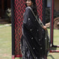 Chinon Silk Kurta & Plazzo Set with Heavy Embroidered Lace Dupatta & Multi-Sequin Work