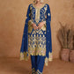 Heavy Pure Chinon Silk Embroidered Kurti Pant Set with Dupatta (Fully Stitched | Sequin & Lace Work)