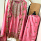 Heavy Pure Chinon Silk Embroidered Kurti Pant Set with Dupatta (Fully Stitched | Real Mirror & Sequin Work)