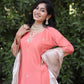 Natural Silk Kurti & Dhoti Set with Jimmy Choo Silk Dupatta & Sequin Embroidery