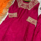 Elegant Heavy Chinon Silk Kurti Set with Farsi Salwar & 2.2m Dupatta – Fully Stitched with Micro Silk Lining