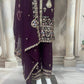 Elegant Faux Georgette Silk Kurti Set with Bottom & Lace-Embellished Dupatta – Multi-Needle Sequins Work (Fully Stitched