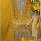 Elegant Faux Georgette Silk Kurti Set with Bottom & Lace-Embellished Dupatta – Multi-Needle Sequins Work (Fully Stitched