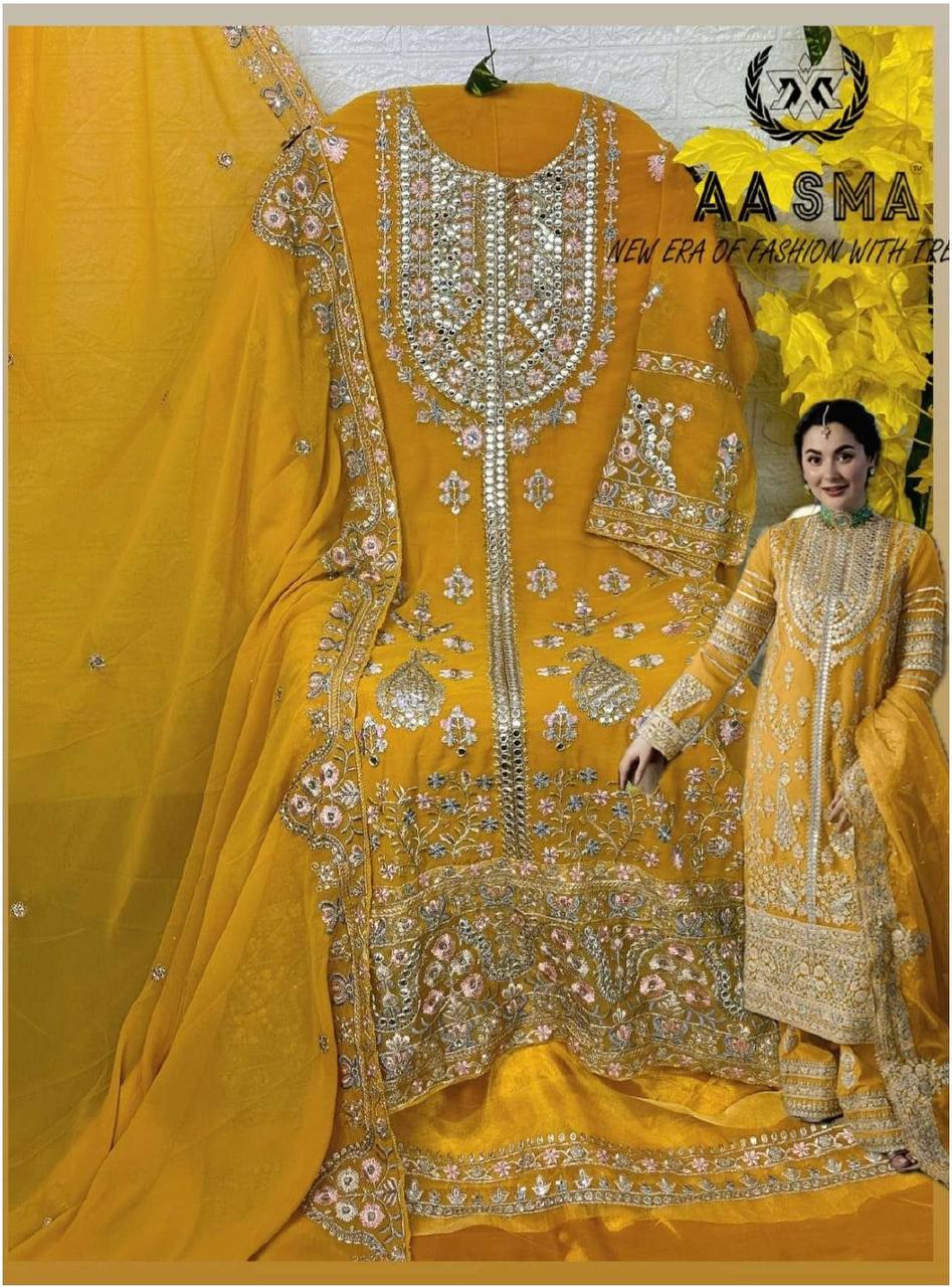 Elegant Faux Georgette Silk Kurti Set with Bottom & Lace-Embellished Dupatta – Multi-Needle Sequins Work (Fully Stitched