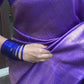 Superb Blue Color Beautiful Jacquard Work Trendy Wedding Saree for Women's
