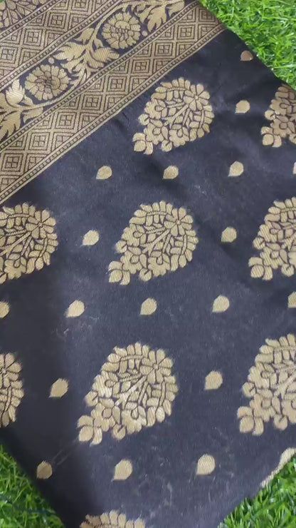 INDIAN TRADITIONAL WEAR COLLECTION BEAUTIFUL STYLISH FANCY COLORFUL PARTY WEAR & OCCASIONAL WEAR BANARASI SILK SAREES