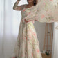 PURE SOFT ORGANZA SILK FABRIC FULLY FLAIR KALI PATTERN AND CANVAS PATTA WITH DUPPTA SET, PANT READY TO WEAR