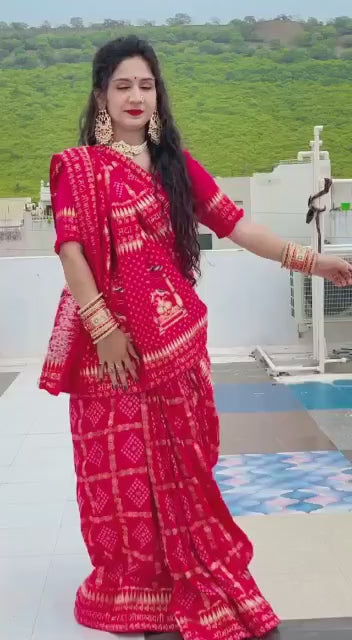 Superb Pink Color Beautiful Jacquard Work Trendy Wedding Saree