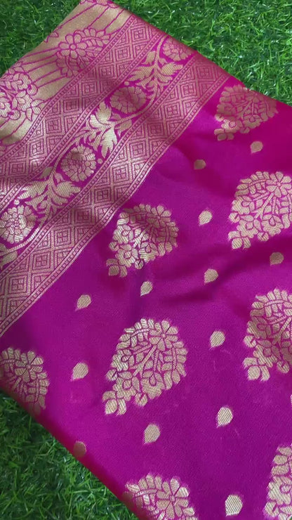 INDIAN TRADITIONAL WEAR COLLECTION BEAUTIFUL STYLISH FANCY COLORFUL PARTY WEAR & OCCASIONAL WEAR BANARASI SILK SAREES